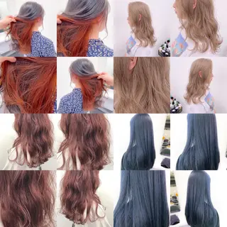 カラー ハイトーン×レイヤー カットTAKUMIのヘアスタイル