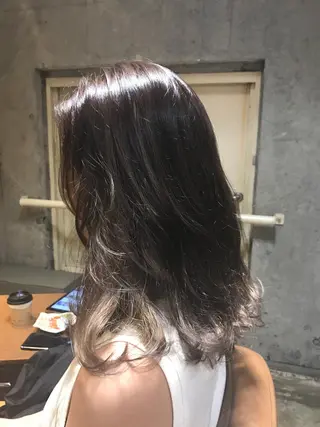 ミディアム カラー パーマ ヘアアレンジ メンズ キッズ ネイル マツエク・マツパ サロンドミルク 渋谷高比良のヘアスタイル