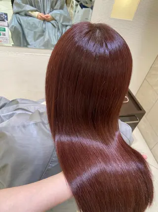 ロング カラー 銀座メンズ専門🖤 叶奈々のヘアスタイル