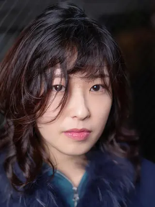 ミディアム カラー パーマ 松尾 泰伸のヘアスタイル