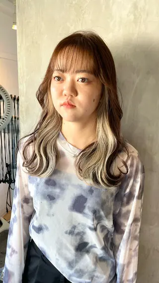 ミディアム カラー 髪質改善/美髪矯正 🪼土屋そーたのヘアスタイル
