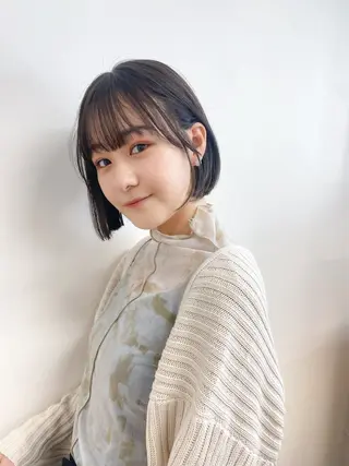 ショート 😺Fumio【透明 感ニュアンスカラー】のヘアスタイル