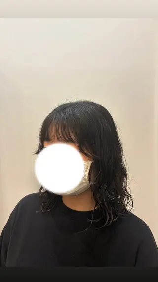 ミディアム MAHAE 中司のヘアスタイル