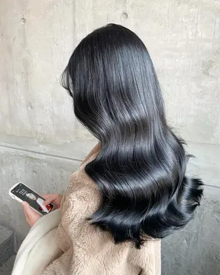 ミディアム カラー ブリーチなし💗 艶カラー 翔太郎のヘアスタイル