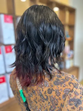 ミディアム カラー カノエ下関熊野店 /つきかのヘアスタイル