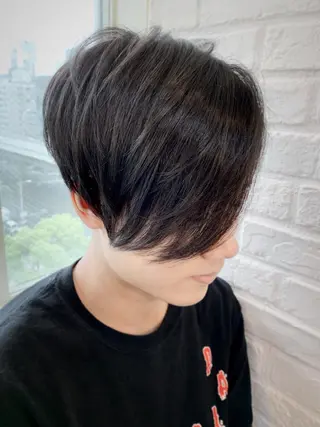 ミディアム メンズ 美髪矯正・髪質改善 【中村吉孝】のヘアスタイル
