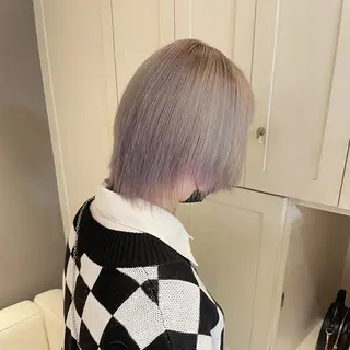 ショート ♡似合わせ ♡ハイトーン♡のヘアスタイル