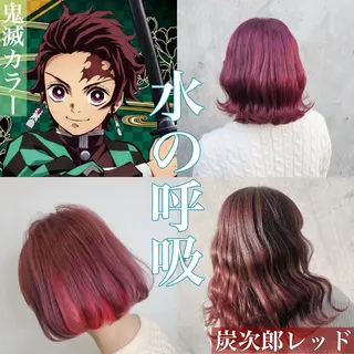 ミディアム カラー ヘアアレンジ メンズスタイル ly本厚木のヘアスタイル
