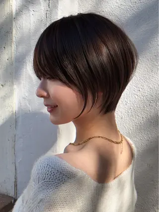 ショート カラー ショート/ボブ/髪 質改善🌼 荒砂のヘアスタイル