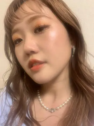 ロング カラー ヘアアレンジ RISAKO レイヤーカット🎀のヘアスタイル