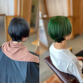 ショート カラー 木村丈晴✂️ご来店 お待ちしてます😊のヘアスタイル
