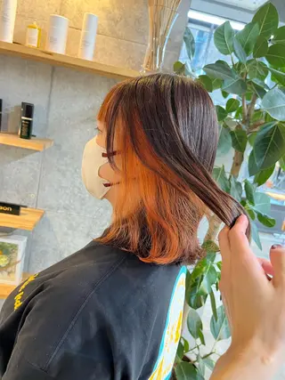ショート カラー ハイトーンカラ ー/小川のヘアスタイル