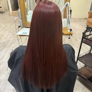 ロング カラー ゆこ カラーモデルのヘアスタイル