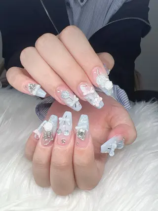 ネイル Lee Nails チップ長さだし専門店のネイルデザイン