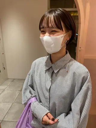 ショート BLOCK hair makeのヘアスタイル