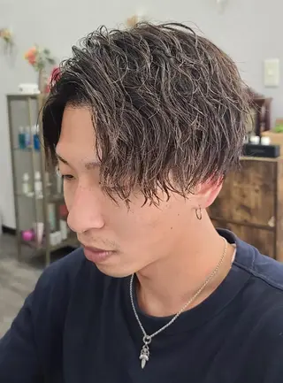 ショート パーマ 井澗 修二のヘアスタイル
