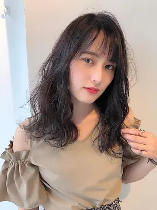 ミディアム カラー 過去一の柔髪ヘア 🌿einshairのヘアスタイル
