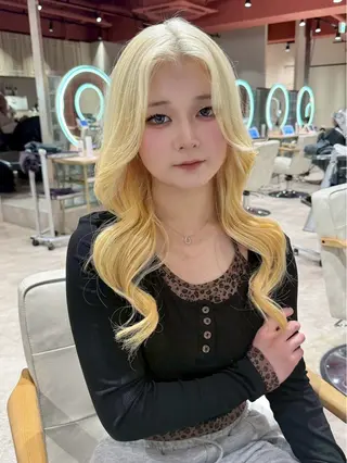 ロング カラー リピート率No1透明 感カラー/HANAのヘアスタイル