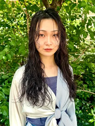 ロング 渡邉 真生のヘアスタイル