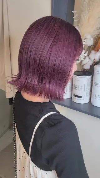 ショート カラー 中嶋 颯和のヘアスタイル