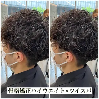 パーマ メンズ ⭕️メンズパーマ⭕️ 山口 裕太郎のヘアスタイル