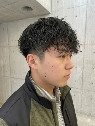 パーマ メンズ 🌀メンズパーマ🌀 カット💇こうせいのヘアスタイル