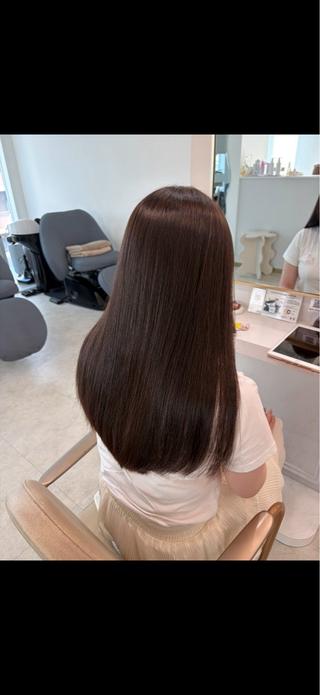 セミロング lemiie suzunaのヘアスタイル
