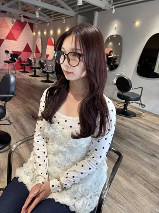 セミロング 【天満で1番の艶髪】 髪質改善🌹釣本竜哉のヘアスタイル