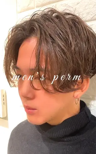 ショート パーマ 🔮 BASSA立川 診断×艶髪🔮のヘアスタイル