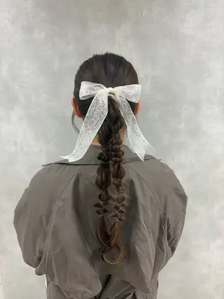 ロング 多田 栞里のヘアスタイル