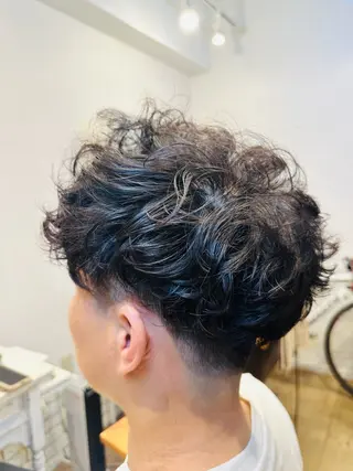パーマ メンズ BANDE 水崎 悟のヘアスタイル