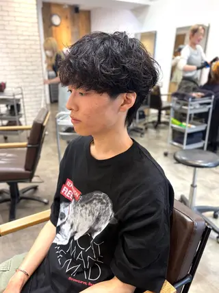 ショート ︎☀️はるき︎︎☁️ メンズモデル募集のヘアスタイル