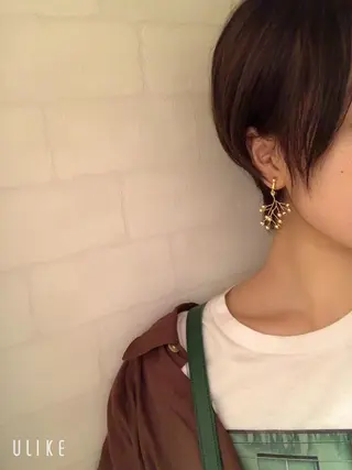 ショート カラー 店長福島成美/髪質 改善縮毛矯正/カラーのヘアスタイル