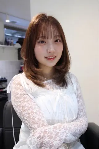 カラー RISAKO レイヤーカット🎀のヘアスタイル