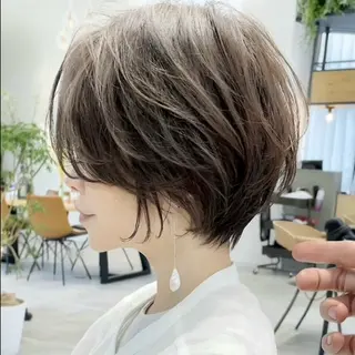 ショート カラー ⭐️銀座/ショート/ 艶カラー/りょうがのヘアスタイル