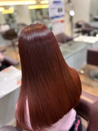 ロング カラー 安部 流唯のヘアスタイル