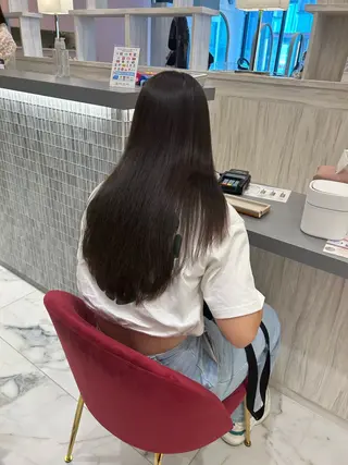 ロング 武田 夏帆のヘアスタイル