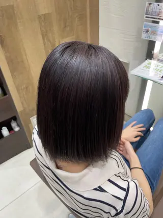 ミディアム カラー 齋藤 連のヘアスタイル