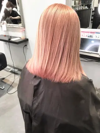 ショート カラー LOOP hairのヘアスタイル