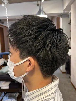 ショート メンズ 佐藤槙哉 サトウシンヤのヘアスタイル