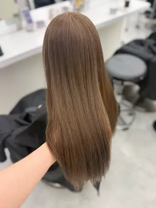 ロング カラー 🥂上品ワンホンヘア 🥂nozomiのヘアスタイル