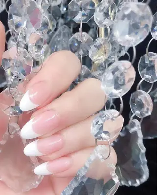 ネイル I-nailロング /ワンホン/キラキラのネイルデザイン