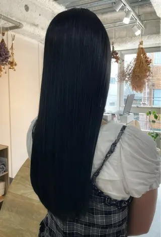ロング カラー 自然な縮毛矯正/ メンズtatsukiのヘアスタイル
