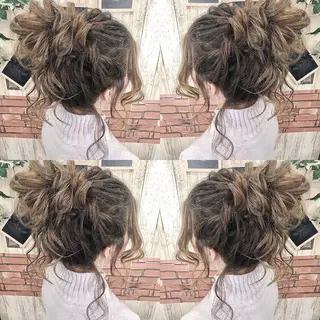 ヘアアレンジ ‎✴︎˚｡Chamo 𝐄𝐑𝐈𝐍𝐀のマツエク・マツパデザイン