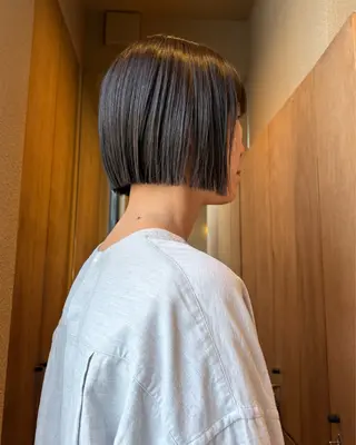 ショート カラー ボブ/艶カラー 鎌倉/MIHO🌼のヘアスタイル