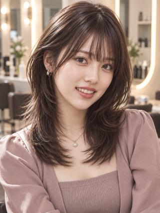 セミロング ✨毛髪診断で絶対綺麗 ✨美髪艶髪専門✨高浪のヘアスタイル