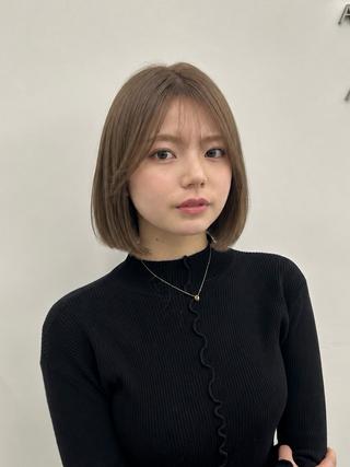 ショート 韓国ヘア🇰🇷／ 艶カラー鈴木萌愛🩶のヘアスタイル