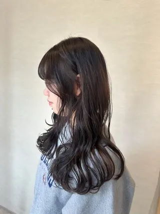 ロング 梅田🩵/透明感 花音のヘアスタイル
