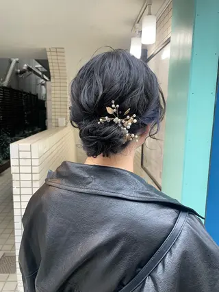 ミディアム ヘアアレンジ 小原 慧美のヘアスタイル