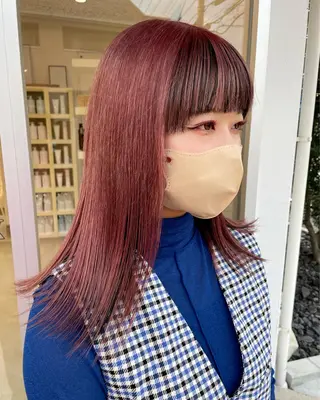 ミディアム カラー mir MIYUのヘアスタイル